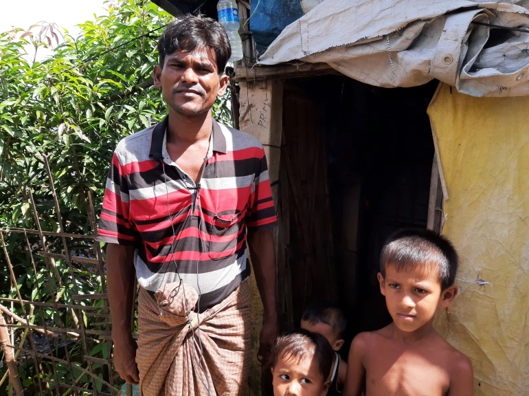 Rakibul Alam survived a brutal crackdown by the Myanmar military in 2017 [Faisal Mahmud/Al Jazeera]