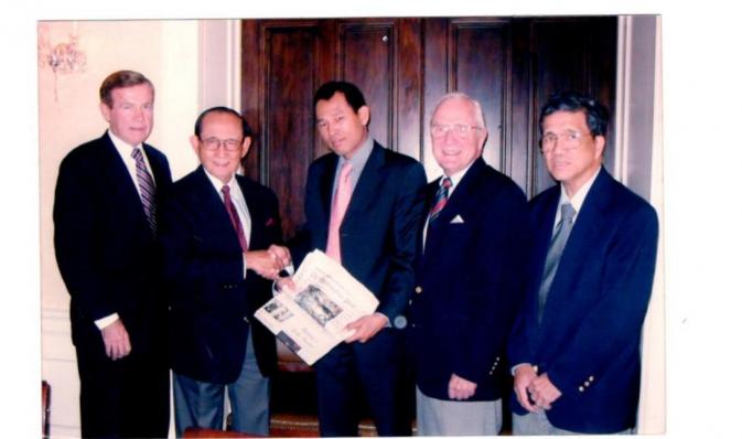 Meeting with former president Ramos