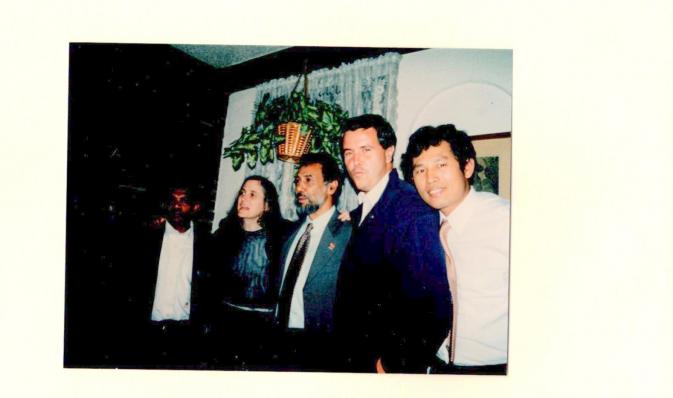 East timorest leader Xanana Guasmao in Washington DC 1999