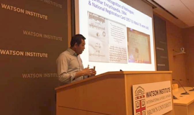 Speaking at the Watson Institute Brown University USA 21 Jan 2017
