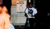 Zarni leading the vigil for Suu Kyi 1994