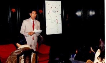 Speaking at the international institute of San Francisco